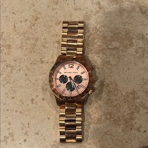 Michael Kors Rose Gold Chronograph Watch